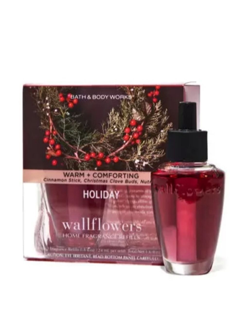HOLIDAY WALLFLOWER FRAGRANCE REFILLS 2-PACK BY BATH & BODY WORKS